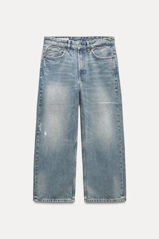 JEANS TRF RELAXED TIRO MEDIO