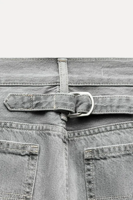 JEANS TRF WIDE LEG TIRO ALTO TRABILLA