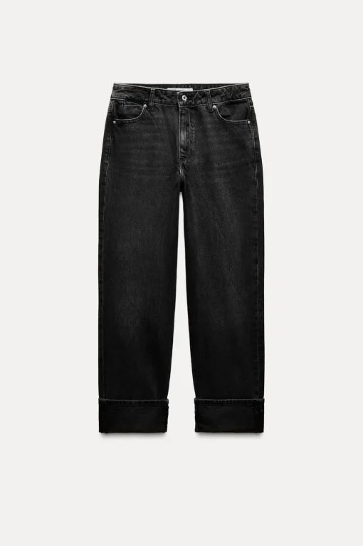 JEANS Z1975 STRAIGHT TIRO ALTO VUELTA BAJO