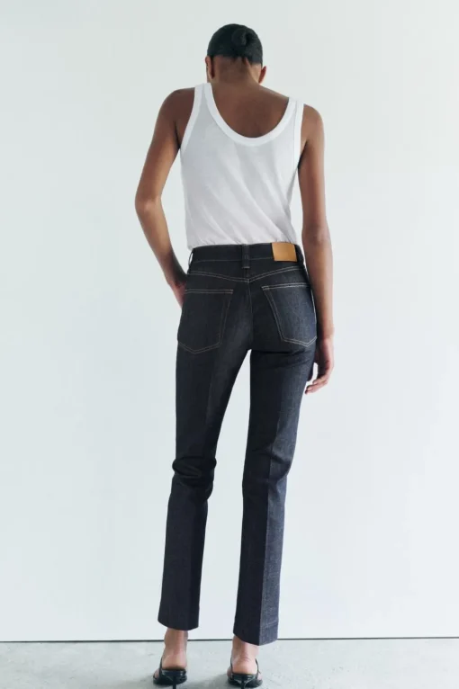 JEANS ZW COLLECTION BOOTCUT TIRO ALTO CROPPED