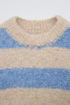 JERSEY PUNTO BOUCLÉ RAYAS