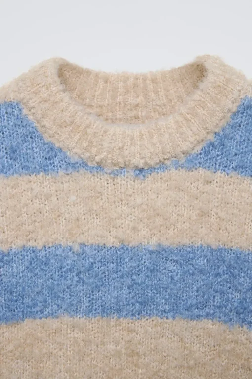 JERSEY PUNTO BOUCLÉ RAYAS