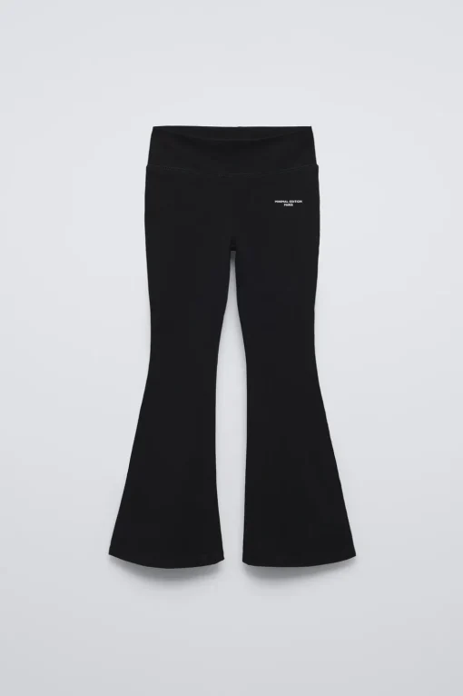 LEGGING FLARE TEXTO