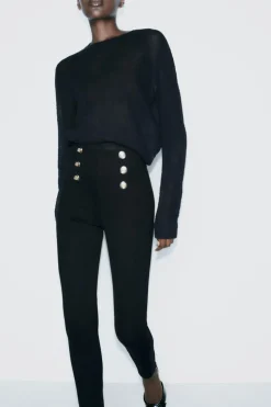 LEGGINGS BOTONES DORADOS