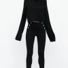 LEGGINGS BOTONES JOYA TIRO MEDIO