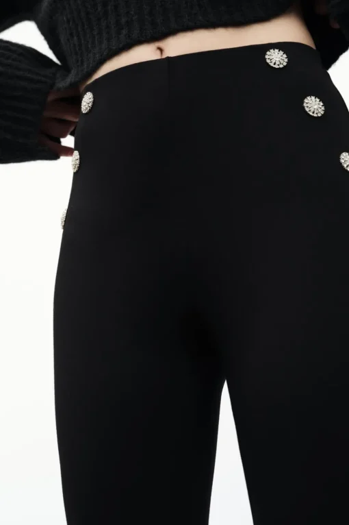 LEGGINGS BOTONES JOYA TIRO MEDIO