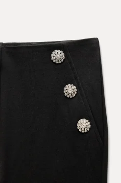 LEGGINGS BOTONES JOYA TIRO MEDIO