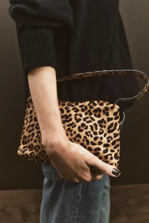 MINI BOLSO PIEL ESTAMPADO ANIMAL
