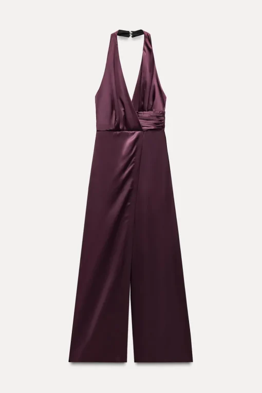 MONO LARGO HALTER FRUNCE