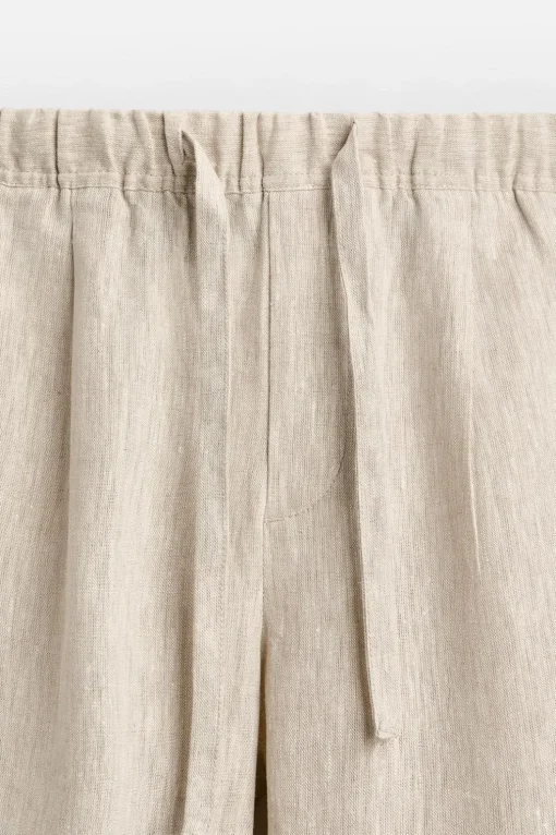PANTALÓN CINTURA JOGGER 100% LINO