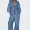 PANTALÓN DENIM Z1975 FLUIDO WIDE LEG