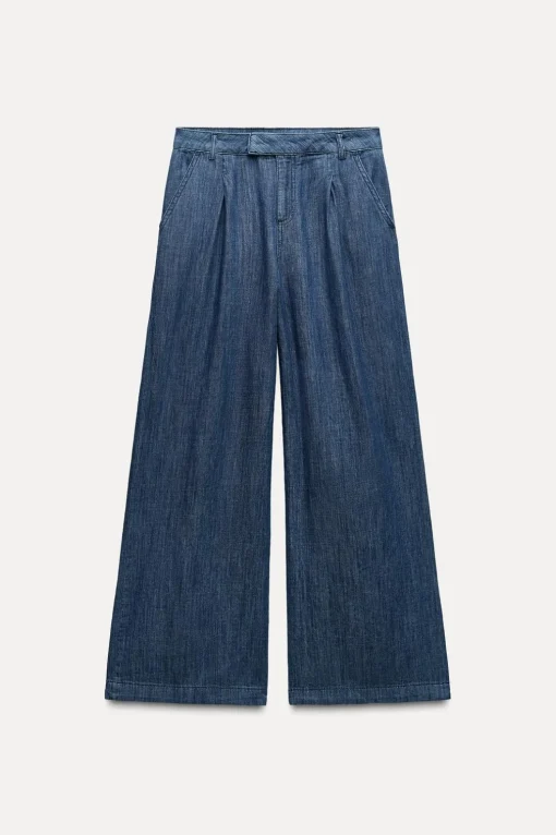 PANTALÓN DENIM Z1975 FLUIDO WIDE LEG