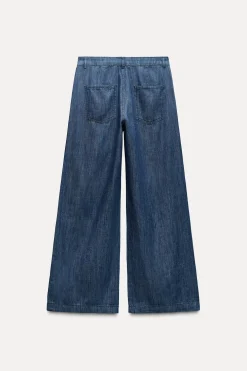 PANTALÓN DENIM Z1975 FLUIDO WIDE LEG