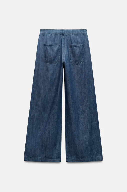 PANTALÓN DENIM Z1975 FLUIDO WIDE LEG