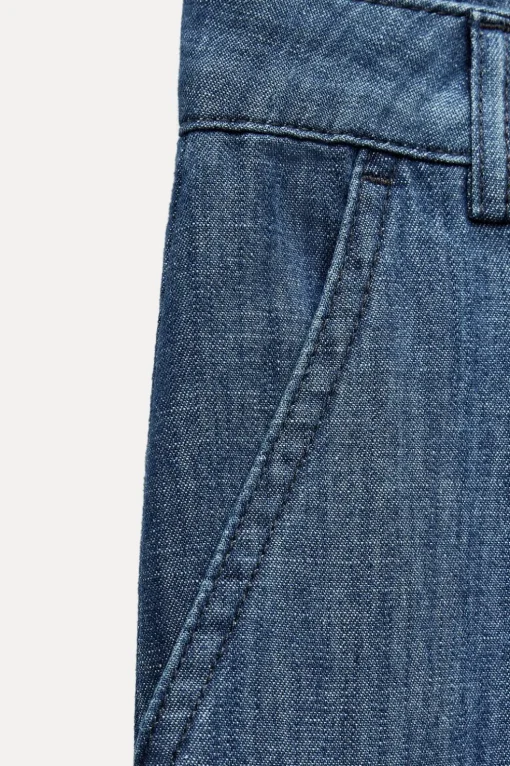PANTALÓN DENIM Z1975 FLUIDO WIDE LEG