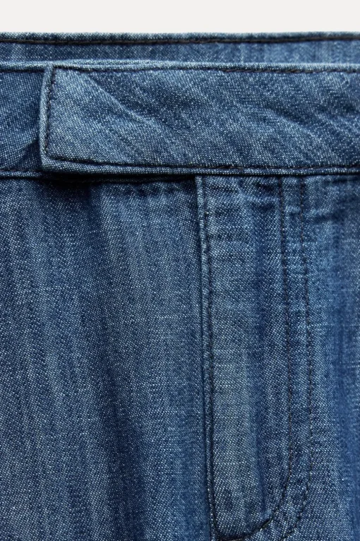 PANTALÓN DENIM Z1975 FLUIDO WIDE LEG