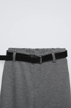 PANTALÓN JACQUARD CINTURÓN