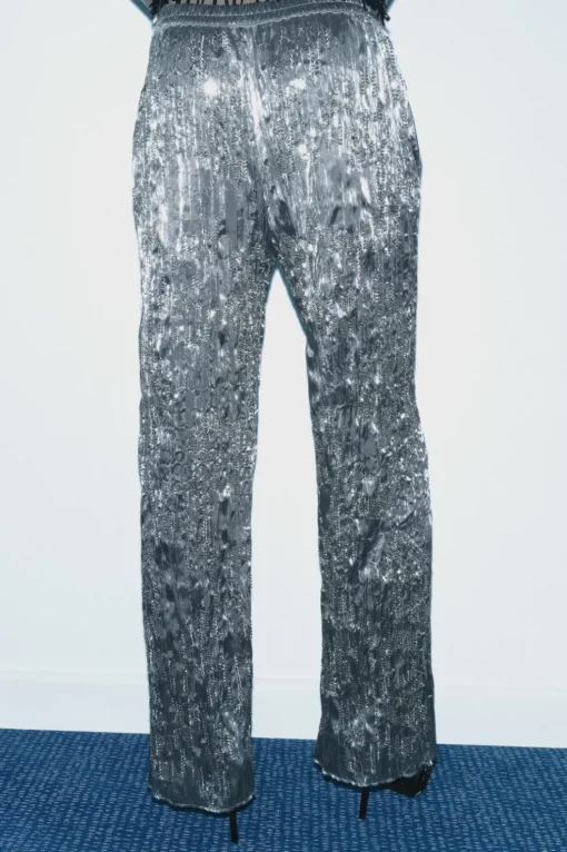 PANTALÓN LENTEJUELAS ZW COLLECTION