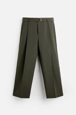 PANTALÓN PLIEGUES CINTURÓN X NANUSHKA