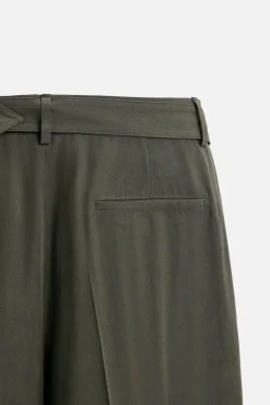 PANTALÓN PLIEGUES CINTURÓN X NANUSHKA