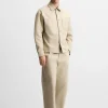 PANTALÓN STRAIGHT FIT PLIEGUES