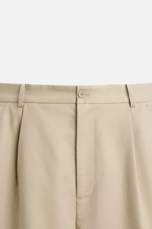 PANTALÓN STRAIGHT FIT PLIEGUES