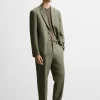 PANTALÓN TRAJE ALGODÓN - LINO