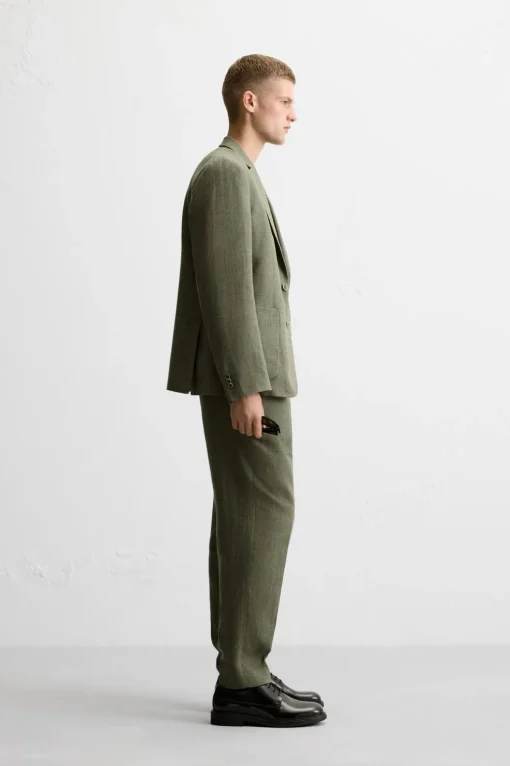 PANTALÓN TRAJE ALGODÓN - LINO