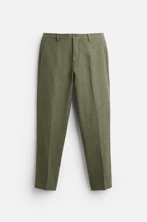 PANTALÓN TRAJE ALGODÓN - LINO