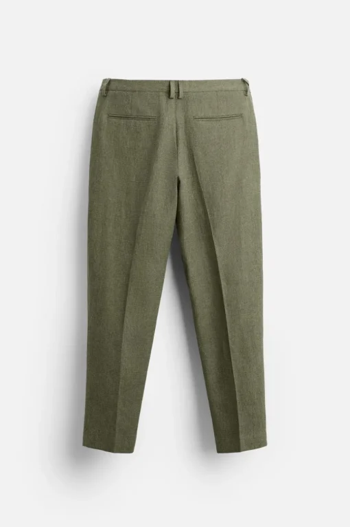 PANTALÓN TRAJE ALGODÓN - LINO