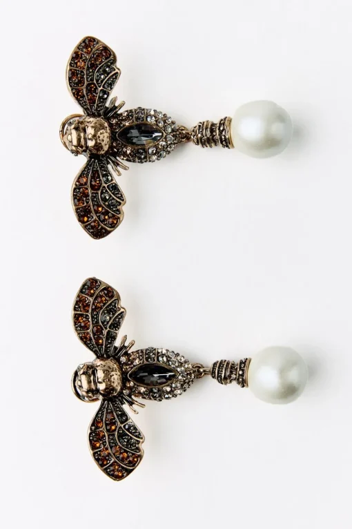 PENDIENTES ABEJA JOYAS