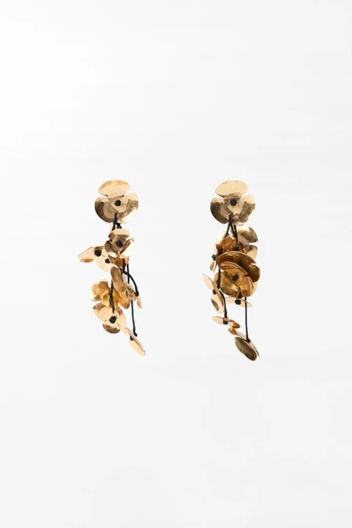 PENDIENTES CORDÓN FLORES