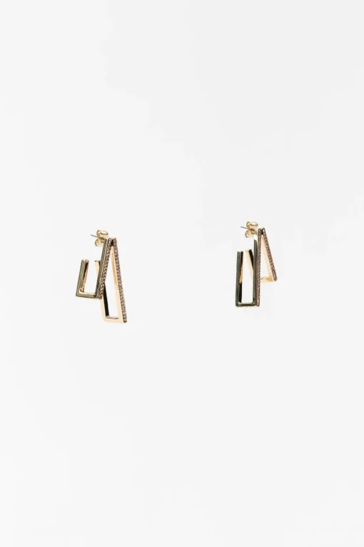PENDIENTES DOBLE BRILLOS