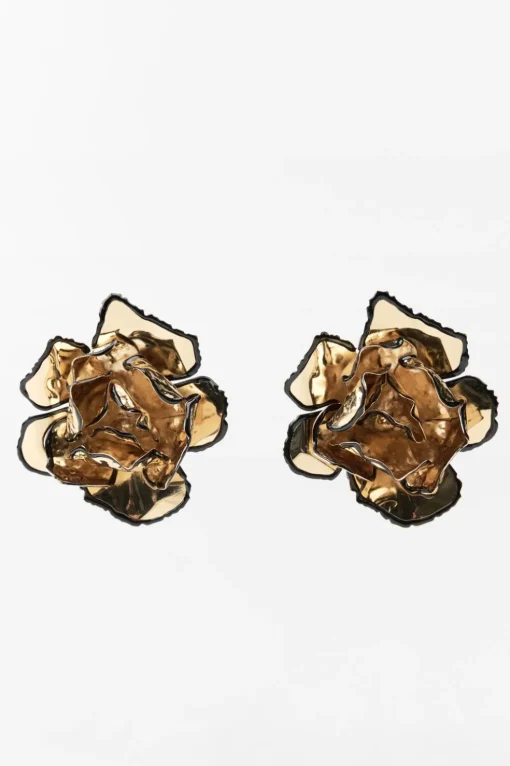 PENDIENTES FLOR ESMALTADA