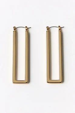 PENDIENTES LARGOS RECTANGULARES