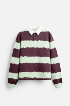 POLO ESTAMPADO RAYAS TIE DYE