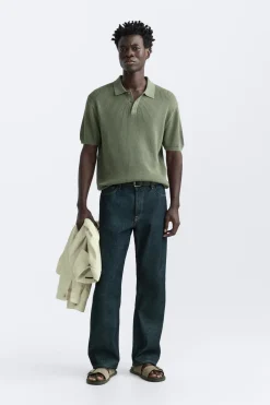 POLO PUNTO ALGODÓN - LINO