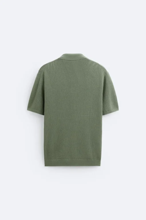 POLO PUNTO ALGODÓN - LINO