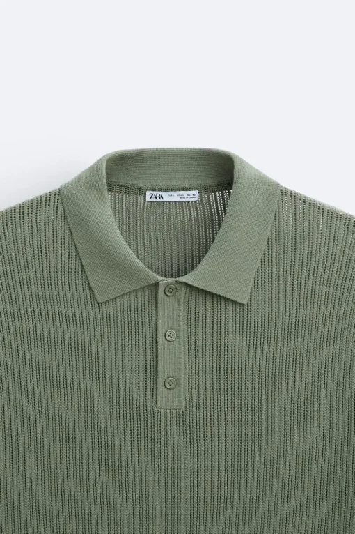 POLO PUNTO ALGODÓN - LINO