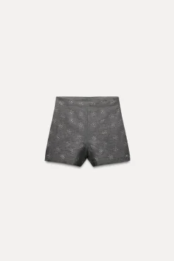 SHORTS BORDADOS CON LINO ZW COLLECTION