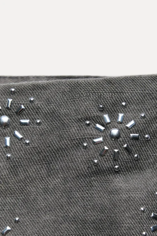 SHORTS BORDADOS CON LINO ZW COLLECTION