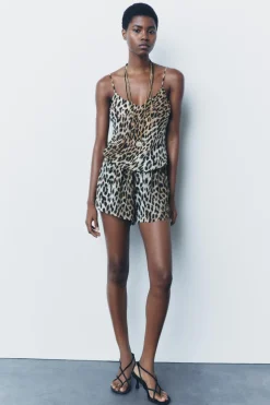 SHORTS ESTAMPADO ANIMAL ZW COLLECTION