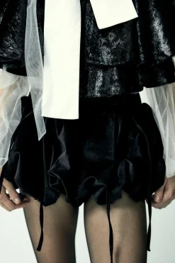 SHORTS GLOBO TERCIOPELO