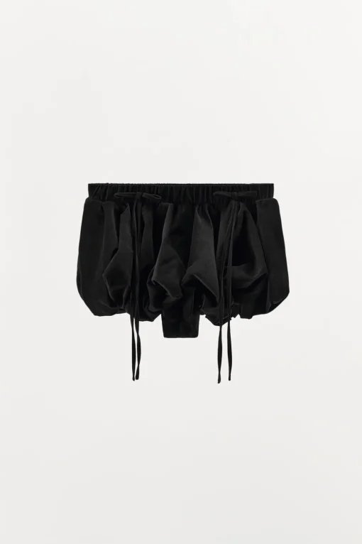 SHORTS GLOBO TERCIOPELO