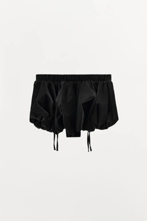 SHORTS GLOBO TERCIOPELO