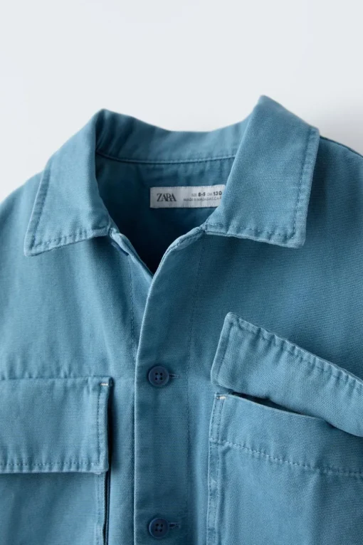 SOBRECAMISA BOLSILLOS