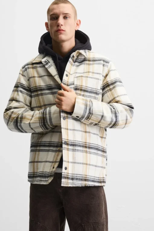 SOBRECAMISA CUADROS COMBINADA