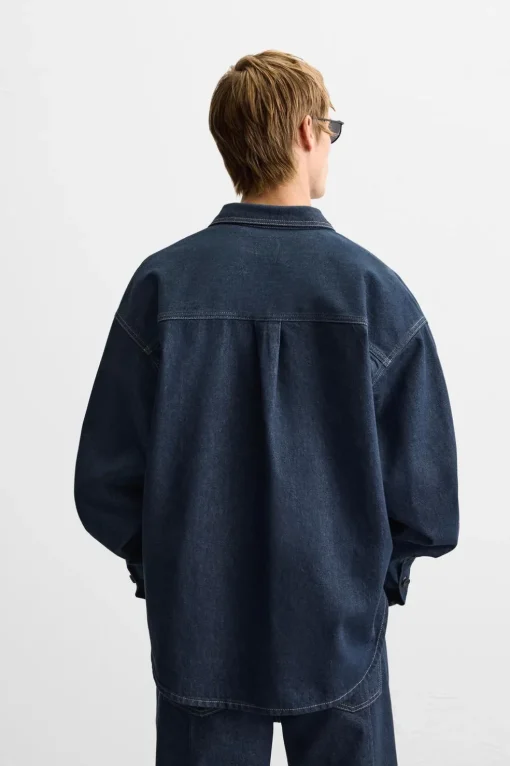 SOBRECAMISA DENIM BOLSILLO