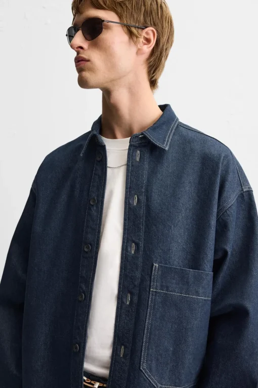 SOBRECAMISA DENIM BOLSILLO