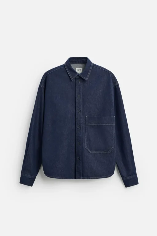 SOBRECAMISA DENIM BOLSILLO